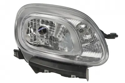 Far Dreapta (H4, electric, cu motor, culoare insert: cromat, culoare semnalizator: alb) potrivit FIAT PANDA, PANDA HATCHBACK