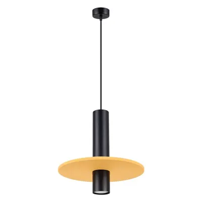 Lustră galbenă/bej din metal ø 30 cm Olisa – Sollux
