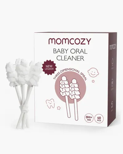 Set 40 betisoare din bumbac pentru bebelusi Momcozy