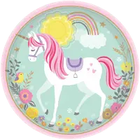 Farfurii unicorn magic - 23 cm