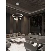 Lampa suspendata ELMO Triac Dimabil Crom Stainless Otel, Aluminiu & Acrylic LED 70 Wat 220-240Volt 4117Lm 3500K IP20