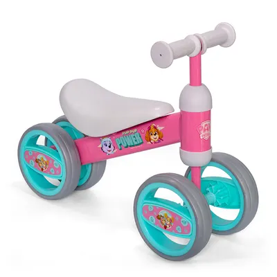 Bicicleta fara pedale copii Paw Patrol (Patrula Catelusilor) fete, 4 roti
