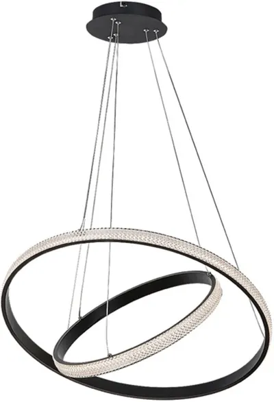 LED Pendel Rabalux - Grete 72259, IP20, 60W, 3450-7150lm, 3000K, negru