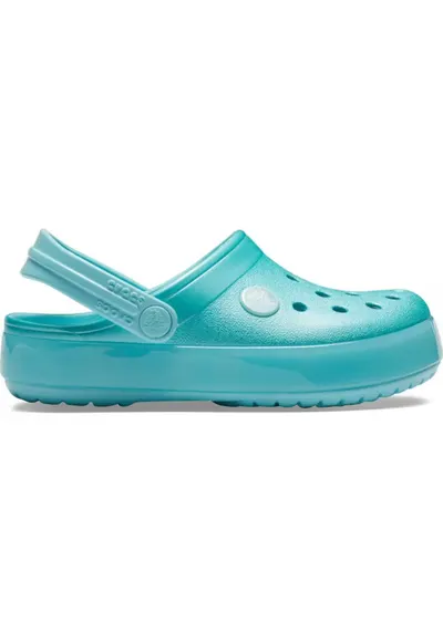 Saboti Crocband Ice Pop Kids Clog - US Albastru deschis - Ice Blue - Alb