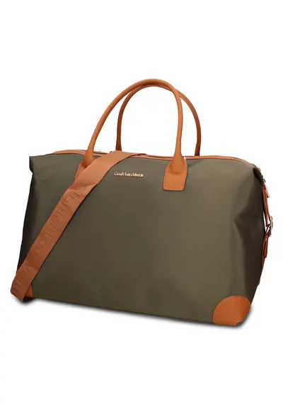 Geanta duffle din piele ecologoca Seraphina Prime - Verde