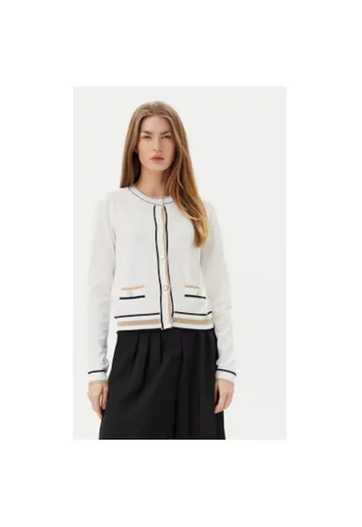 Bluza dama ACMA001909 - Viscoza/Nylon - Alb - Alb