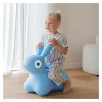 Iepuras gonflabil saltaret Hoppi Bunny albastru