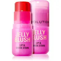Revolution Jelly Blush blush stick buze si obraz culoare Strawberry Pink 5.5 g