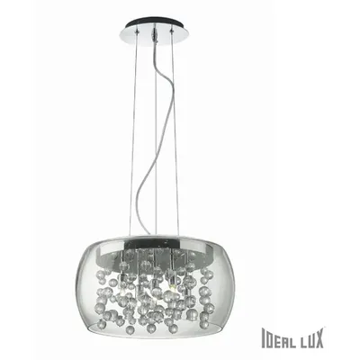 Corp de iluminat cu elemente de sticla decorativa 5x40W