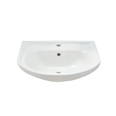 Lavoar pentru picior / piedestal Simple 50 cm alb