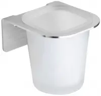 Suport pentru periuță de dinți Inter Ceramic - Eleanor, argint