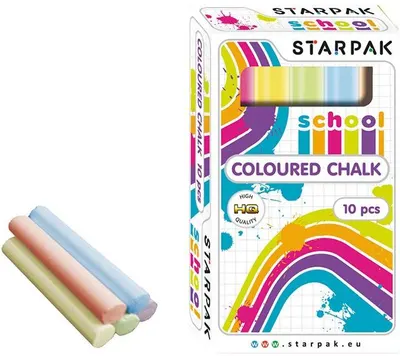 Set de crete colorate Starpak - 10 buc