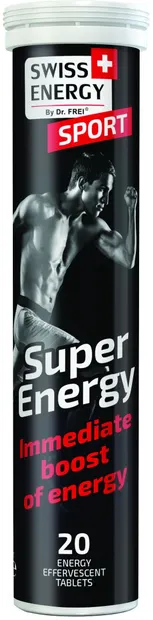 Super Energy, 20 comprimate efervescente, Swiss Energy