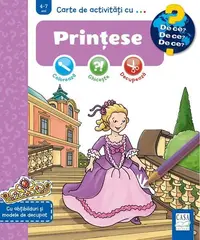 Carte de activități cu ... Prințese - Hardcover - Dominique Conte