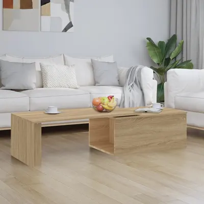 vidaXL Măsuță de cafea, stejar sonoma, 150x50x35 cm, lemn prelucrat