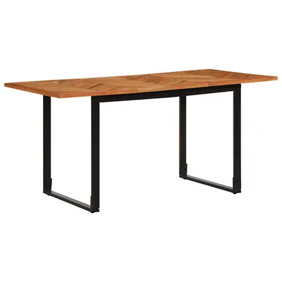 vidaXL Masa de sufragerie 160x80x75 cm din lemn masiv de salcam