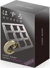 Puzzle logic metalic Hanayama - Cast Puzzle Duet Huzzle