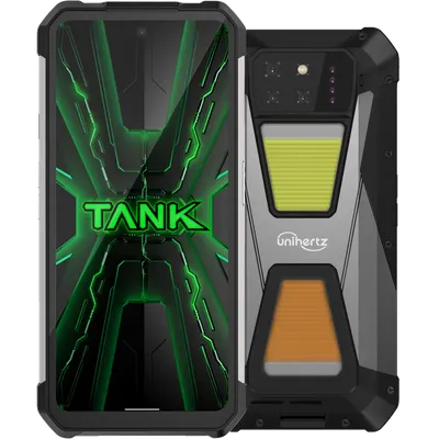 Telefon Unihertz TANK 3s, 5G, Dual SIM, 6.79 120Hz, Dimensity 8200, 12GB RAM, 256GB, NFC, Proiector Video DLP, 15600mAh, Android 14
