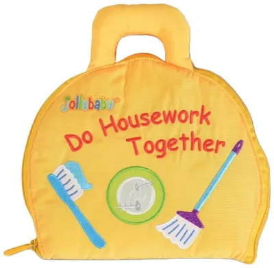 Geantă tip carte moale Jollybaby - Do Housework Together