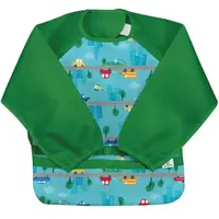 Bavetica Aqua Cars multifunctionala cu maneci lungi Green Sprouts 12-24 luni