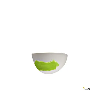 Aplica, GL 101 E14, semirotund, alb plaster, max. 40W