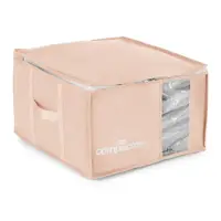 Cutie de depozitare pentru haine din plastic cu vacuum 42x40x25 cm Pink Edition – Compactor