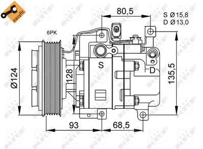 Compresor AC clima MAZDA 3, 6, CX-7 1.8 2.0 2.3 intre 2002-2013