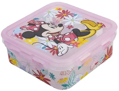 Cutie pătrată pentru mâncare Stor - Minnie Mouse, 500 ml