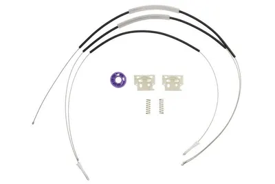 Set reparatie macara geam dreapta potrivit CITROEN C5 II, C5 III dupa 2004 - (set, electric)