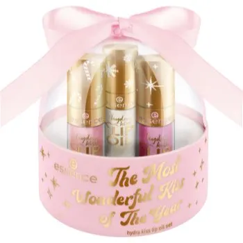 essence The Most Wonderful Kiss of The Year set cadou de Crăciun de buze