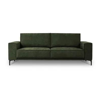 Canapea verde cu tapițerie din chenille 224 cm Copenhagen – Scandic