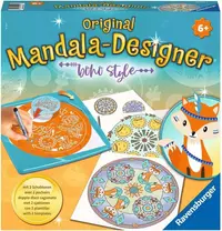 Set creativ Ravensburger - Designer Mandala, Dimensiune Medie, Stil Boho