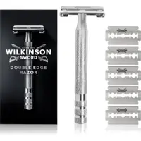 Wilkinson Sword Barber's Style Double Edge Aparat de ras + rezervă lame 5 pc