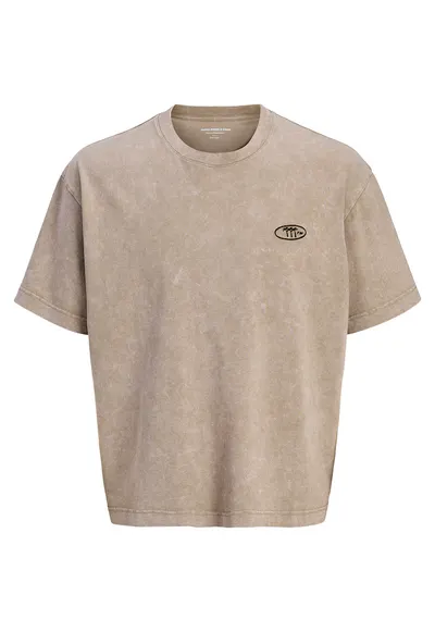 Tricou barbati Jack Jones - 122778866 - Bej