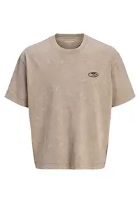 Tricou barbati Jack Jones - 122778866 - Bej