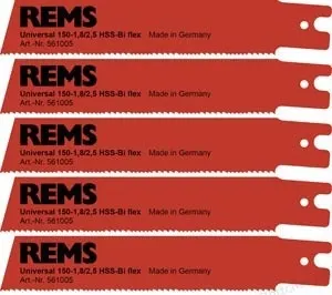 REMS Pachet universal de 5 lame de fierastrau 150-1.8/2.5 pentru REMS Cat VE, Tiger/VE/SR, Akku-Cat 22 V VE 561005