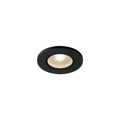 Spot incastrat, KAMUELA ECO Ceiling lights, black fire protection recessed ceiling light, LED, 3000K, black, 38°, dimmable, IP65
