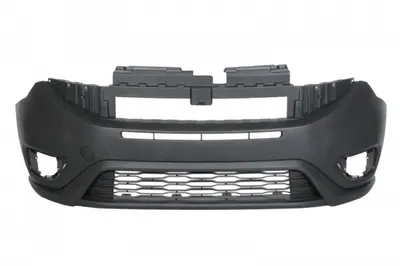 Bara (Fata, Cu grilaj central, cu gauri pentru lampa de ceata, negru) potrivit FIAT DOBLO, DOBLO CARGO 03.15