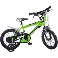 Bicicleta copii 3-5 ani, 14 inch, Verde, Dino Bikes DB414UR88GR