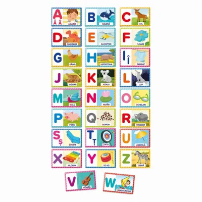 Joc educativ puzzle - Agerino de la A la Z
