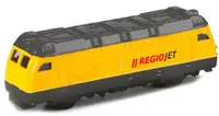 Jucărie din metal Rappa - Tren RegioJet, 9 cm
