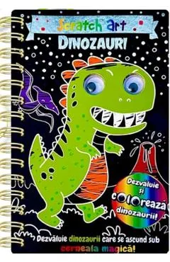 Dinozauri. Scratch Art