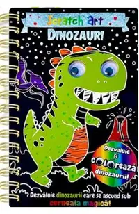 Dinozauri. Scratch Art