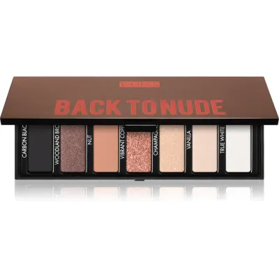 PUPA Milano Make-up Stories Compact Eyeshadow Palette paletă cu farduri de ochi culoare Back to Nude 13.3 g
