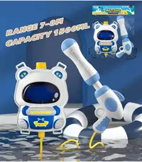 Set cu pistol de apa si rezervor tip rucsac Astronaut