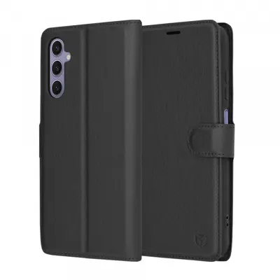 Husa pentru Samsung Galaxy S24 S921, Techsuit, Leather Folio, Neagra