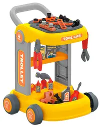 Set joc Chipolino - Cărucior cu scule, 46 piese