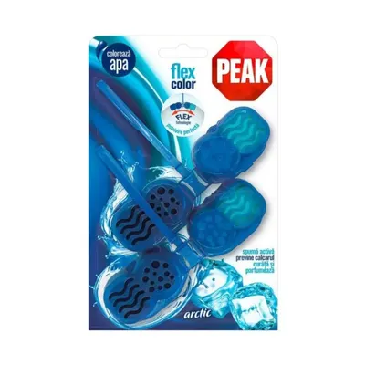Odorizant Peak WC Flex Color, Arctic, 2 Bucati x 48 g