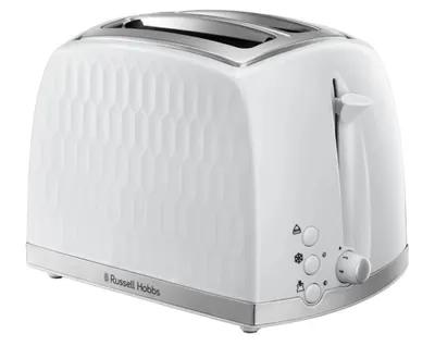Prajitor de paine Russell Hobbs - Honeycomb 2S, 850W, 4 viteze, alb