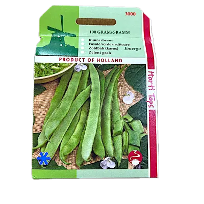 Seminte fasole verde urcatoare Emergo 100 gr, Holland - Default Title